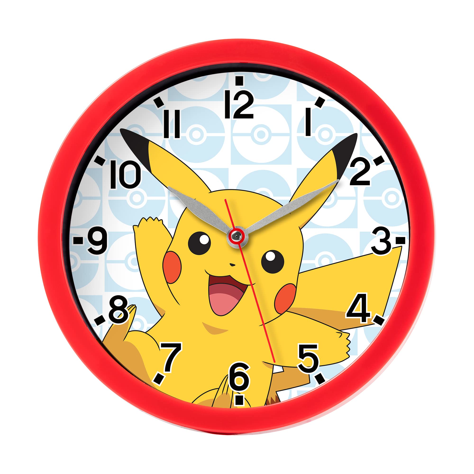 Pokémon Pikachu Red Wall Clock POK3159