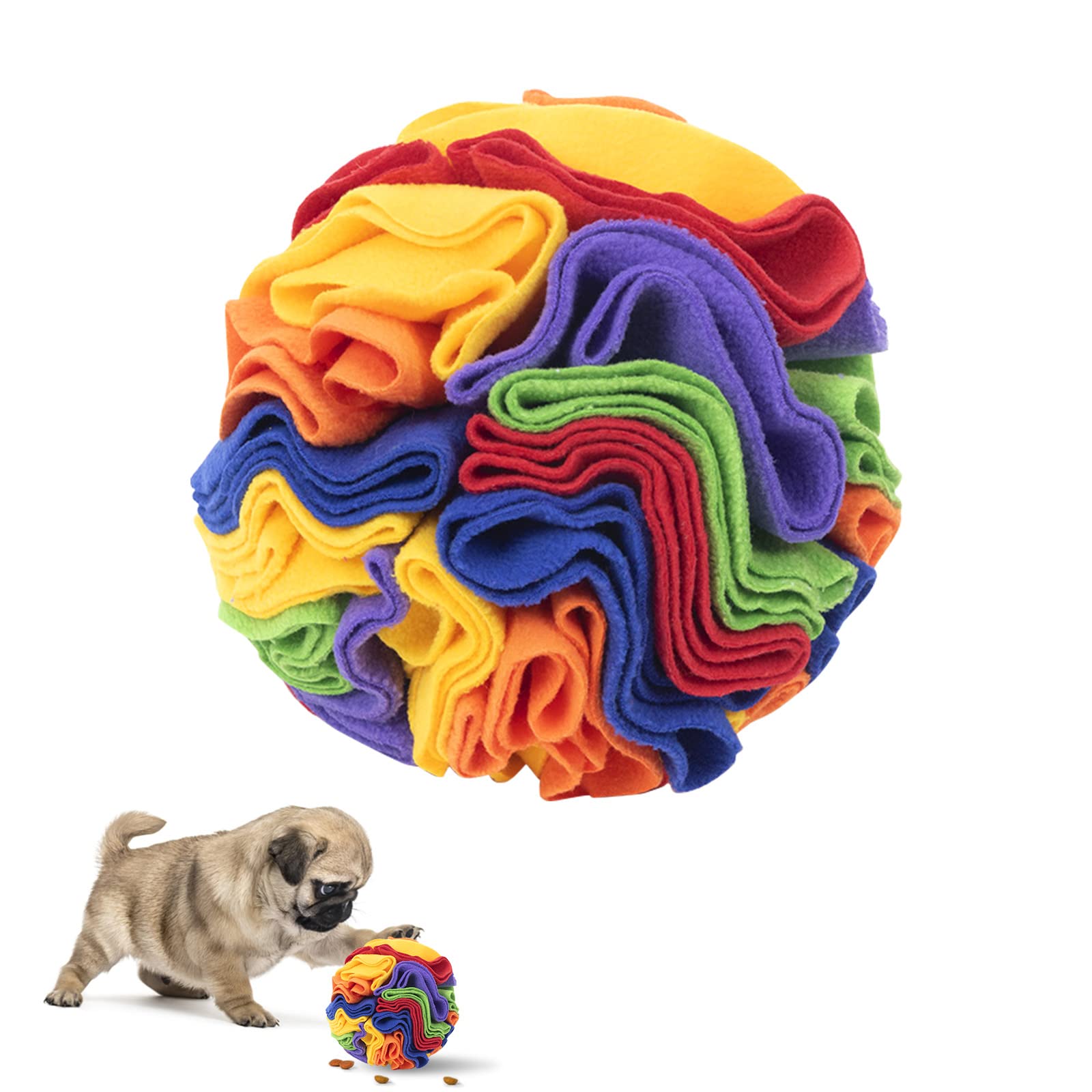 Snuffle Mat for Dogs,Interactive Dog Toy Ball,Dog Puzzle Toy,Dogs Feeding Mats,Foraging Mat,Sniffing Mats,Encourages Natural Foraging Skills for Training,Stress Relief for Small Medium Puppy Pets