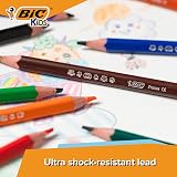 BIC Kids Evolution Triangle Coloured Pencils, 12 Pack, Easy Grip for Toddlers view 6