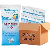 Doheny's Super Pool Shock 12 x 1 Lb Bags