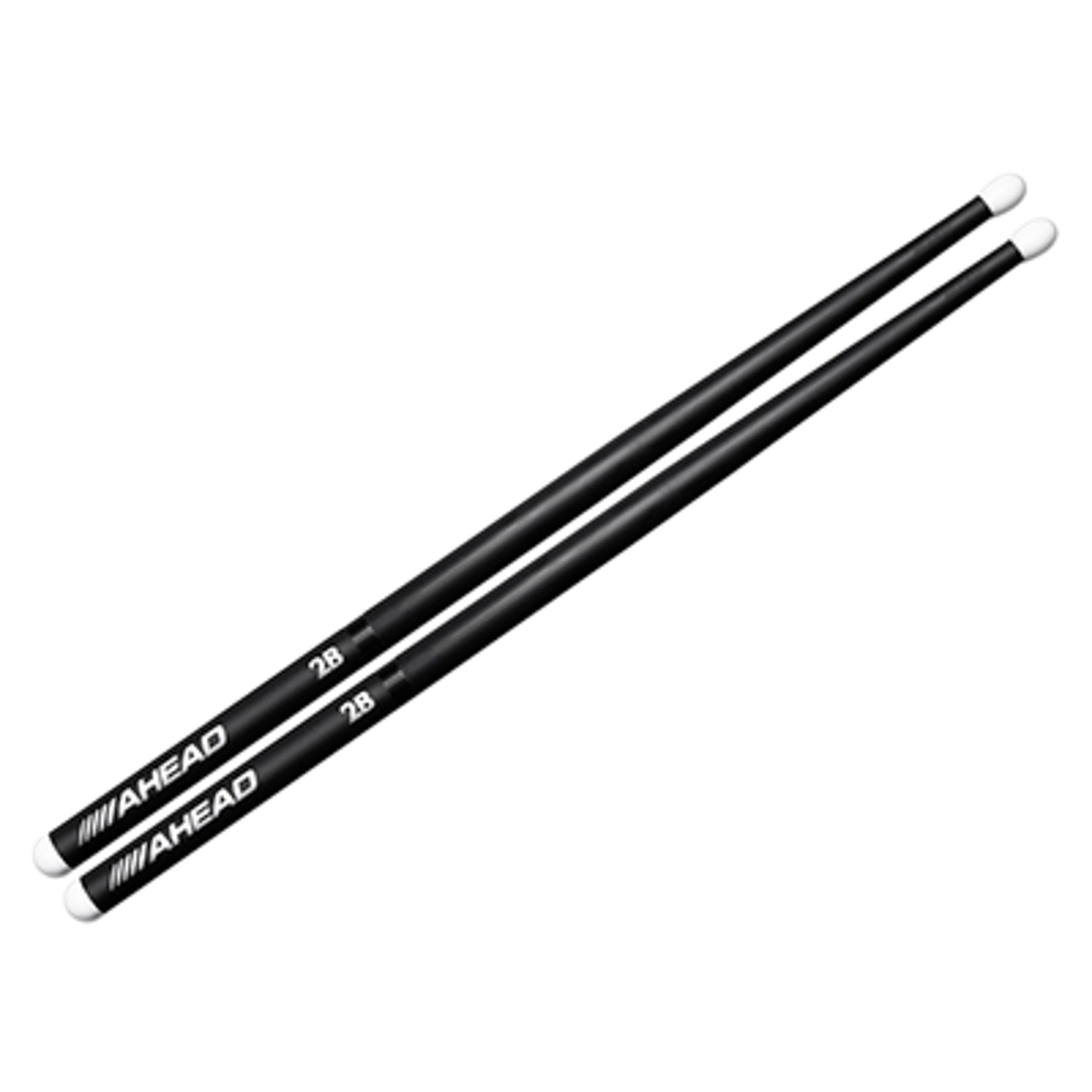 Ahead 2B Drum Sticks Pair, Black