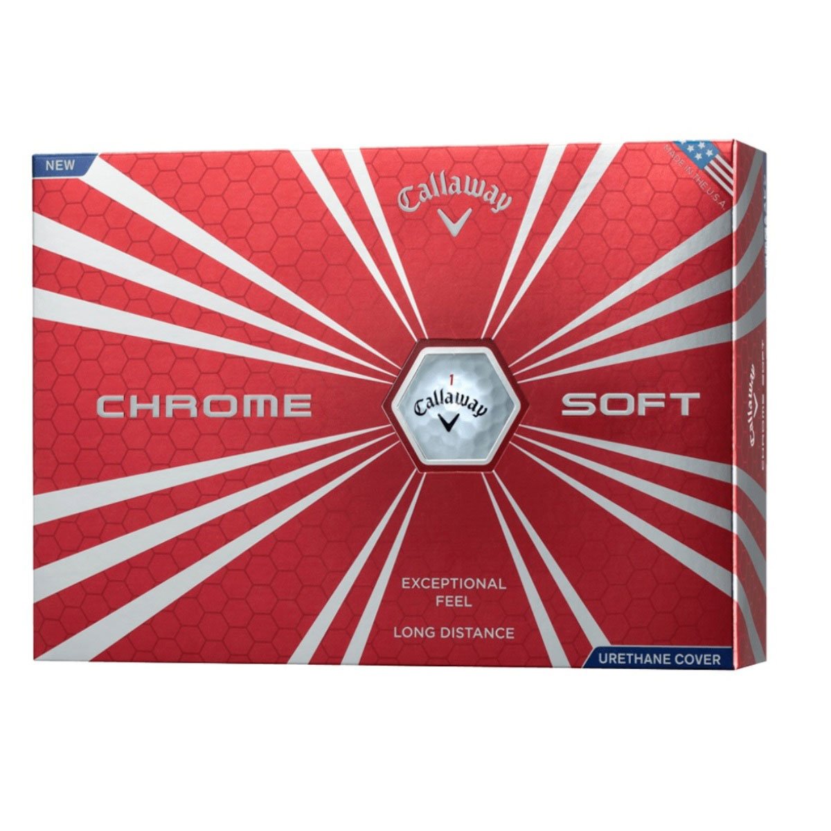 Callaway Golf 2015 Chrome Soft Golf Balls, White,12,642125212
