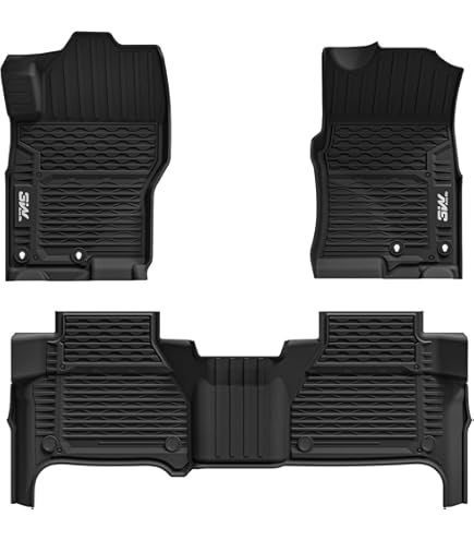 WeatherTech All-Weather Floor Mats For Nissan Rogue / X-Trail (1st & 2nd Row) - Black, Set Of 4