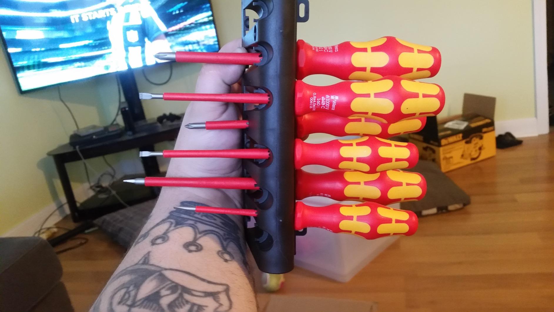 Wera - 5006145001 Kraftform Plus 160i/6 Insulated Professional Screwdriver Set, 6-Piece photo review