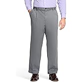 Izod Men's Big and Tall Performance Stretch Pleated Pant