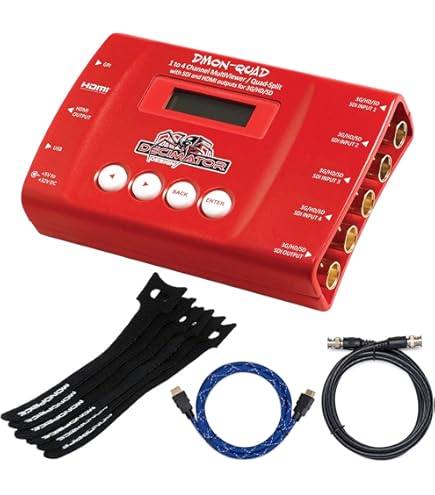 Amazon.com: Decimator DMON-4S Quad (3G/HD/SD)-SDI to HDMI