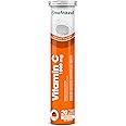 Nutrazul Vitamin C 1000mg Effervescent Tablets- Orange 20’s | 20 Days Supply | Gluten Free, Lactose Free, Sugar Free & Preservative Free | Maintains Immune Function