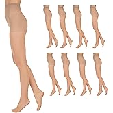 L'eggs Everyday Women's Standard-Panty Sheer Toe Pantyhose for All Day Comfort, 100% Nylon