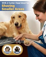 oneisall Dog Clippers 3 in 1 Grooming Kit, IPX7 Waterproof, Low Noise view 4