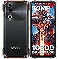 DOOGEE Blade10 Power Rugged Smartphone Unlocked,24GB+256GB/2TB, 10300mAh Rugged Phone, 6.6''HD+90Hz Android 14 Cell Phone, 50MP Camera, 3 Card Slots/Face Unlock/Fingerprint/NFC/Wi-Fi6E/IP69K