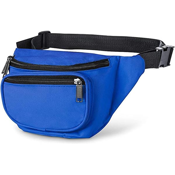 Amazon.com | Blue Fanny Pack Belt Bag I Mens Fanny Packs for