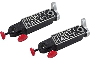 BUBBACARE Westhoff 400-3 Mighty Mag Base with Quick Release Cam Lever, 45 Pounds Pull and 6 Mounting Locations (2)