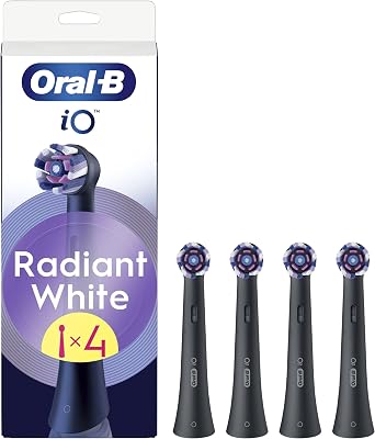 Testine di Ricambio iO Radiant White, Nere, 4 Ricambi