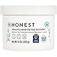 The Honest Company Head to Toe Multi-Purpose Healing Ointment | Safe for Sensitive Skin | Hypoallergenic, Fragrance Free, Vegan | Value Size, 10 oz