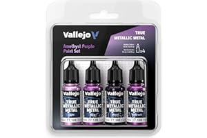 Vallejo True Metallic Metal SET 77255 Amethyst Purple (4x18ml)