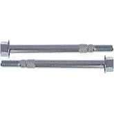 APDTY 789218 Starter Mounting Bolt Set; 3/8 in. x 16 x 4.33 | (Includes 2 Bolts)
