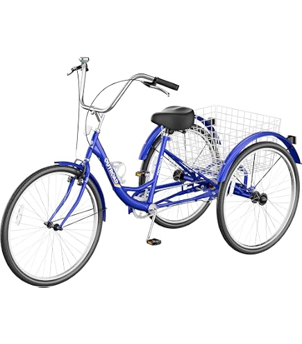 Amazon.com: Max4out Adult Tricycle with Large Basket 24/26 Inch