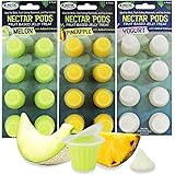 Nectar Pods - Calcium-Fortified Jelly Fruit Treat - Sugar Gliders, Marmosets, Squirrels, Parrots, Cockatiels, Parakeets, Lovebirds, Conures, Hamsters, Day Geckos, Kinkajous & Other Small Pets