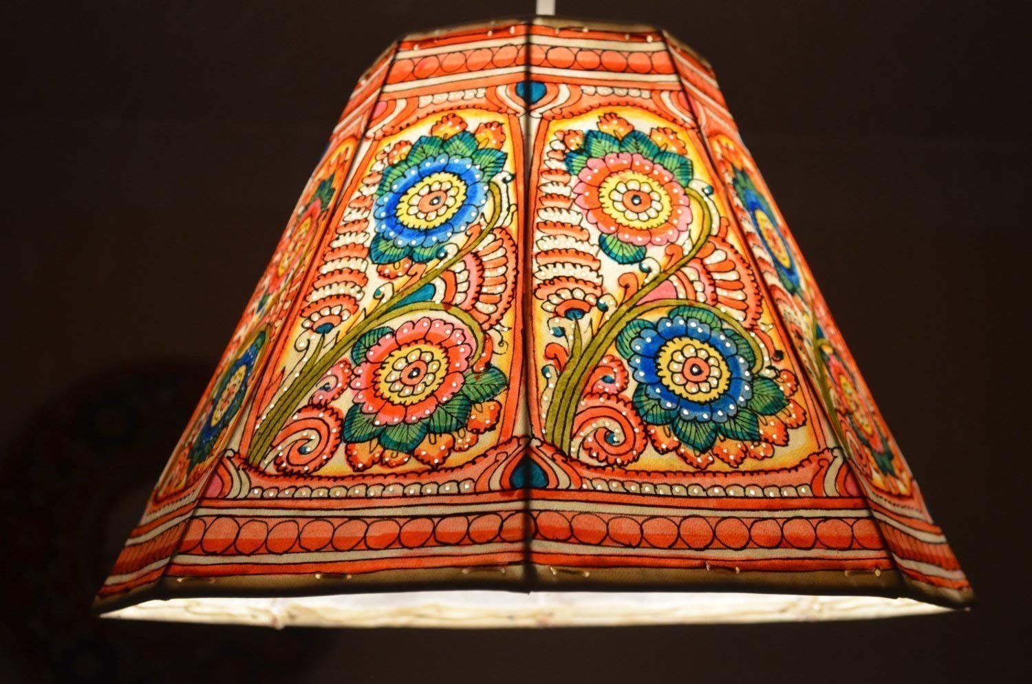 Autumn inspired Ceiling Lamp Shade, Vintage Style Lamp