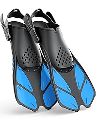 Greatever Snorkel Fins Adjustable Buckles Open Heel