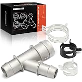 A-Premium Engine Coolant Radiator Hose Y Junction Connector | Compatible with Chevrolet Silverado Suburban Tahoe Avalance &amp; GMC Sierra Yukon &amp; Cadillac Escalade, Replace # 15834773