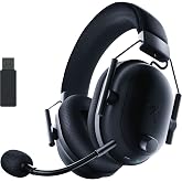Razer BlackShark V2 Pro Wireless Gaming Headset, 70 Hr Battery, Black | Detachable Mic, Pro-Tuned FPS Profiles, 50mm Drivers, Noise-Isolating, Memory Foam Earcups, PC, PS5, Switch 2, Bluetooth 5.2