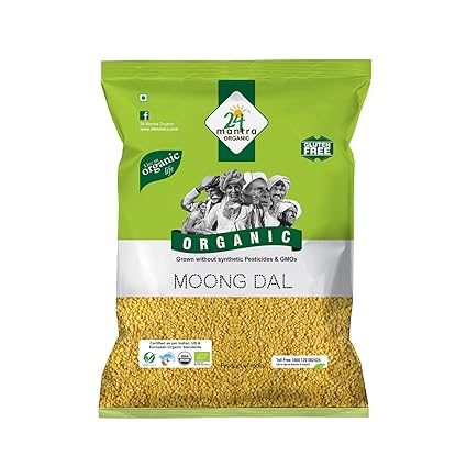 24 Mantra Organic Moong Dal, 1kg