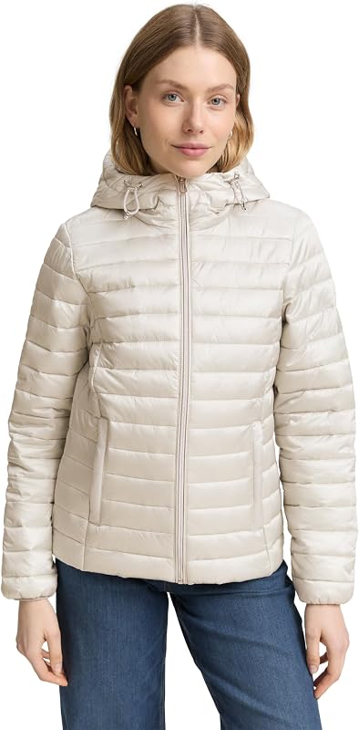 Damen Lightweight Steppjacke mit Kapuze