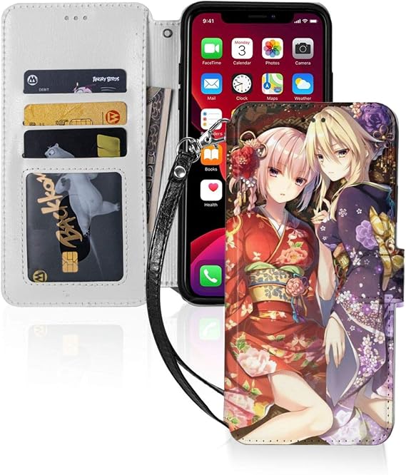 Amazon Co Jp Iphone 11 Iphone 11 Pro 11 Pro Max ケース アニメ 人気キャラクター セイバー 手帳型ケース 財布型ケース カード収納 Tpu Puレザー 全面保護 服 ファッション小物