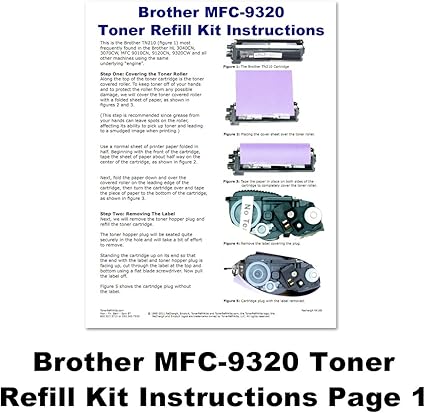 Amazon Com Brother Mfc 93 Toner Refill Kit 4 Pack Black Cyan Magenta Yellow Office Products