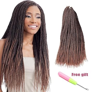 Amazon Com Ombre Senegalese Twist Crochet Hair 22 Inch Long