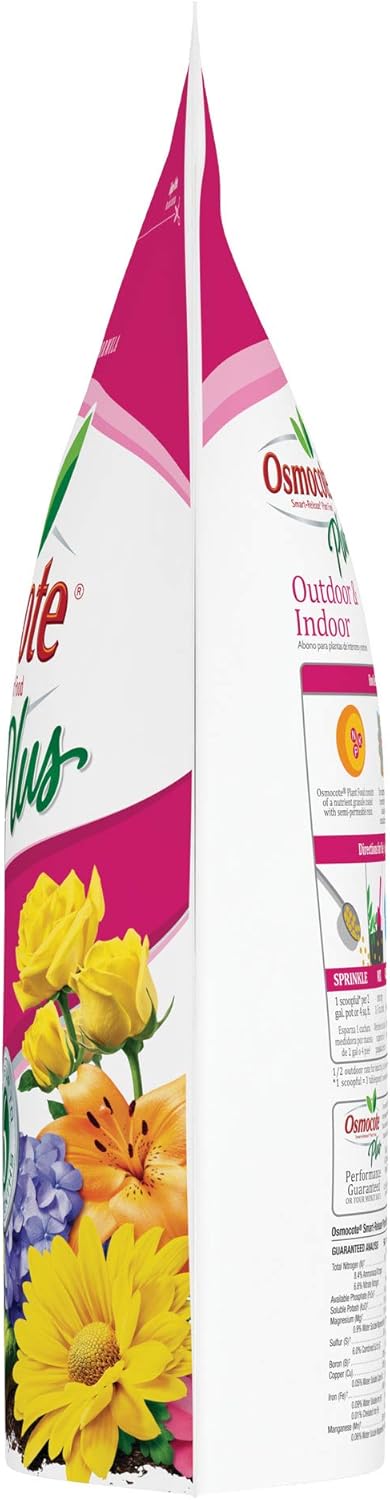 Osmocote 274850 Smart-Release Plant Food Plus Outdoor & Indoor, 8 lbs : Fertilizers : Garden & Outdoor