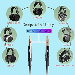 Fezzlo Audio Cable Compatible with Hifiman HE4XX