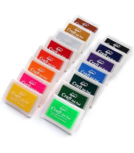 rin ＊handmadeページ Amazon.com: Lsushine Craft Ink Pad Stamps Partner DIY Color