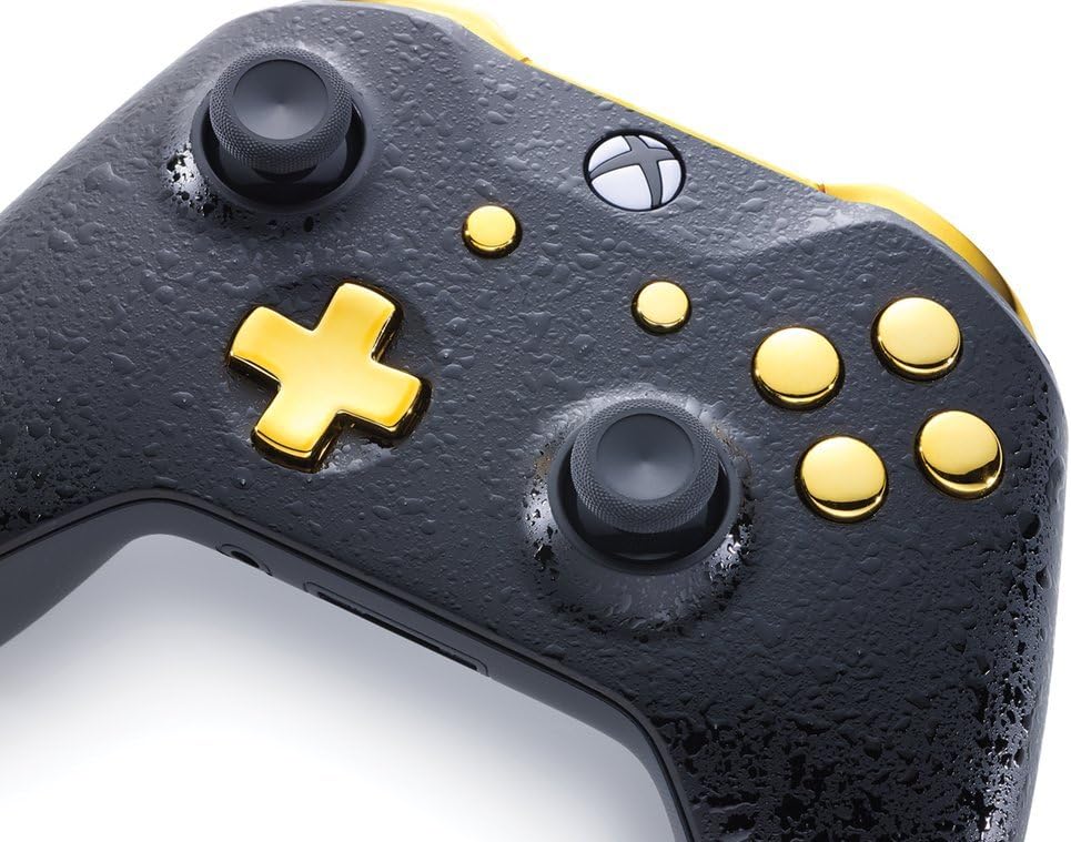 black and gold xbox controller