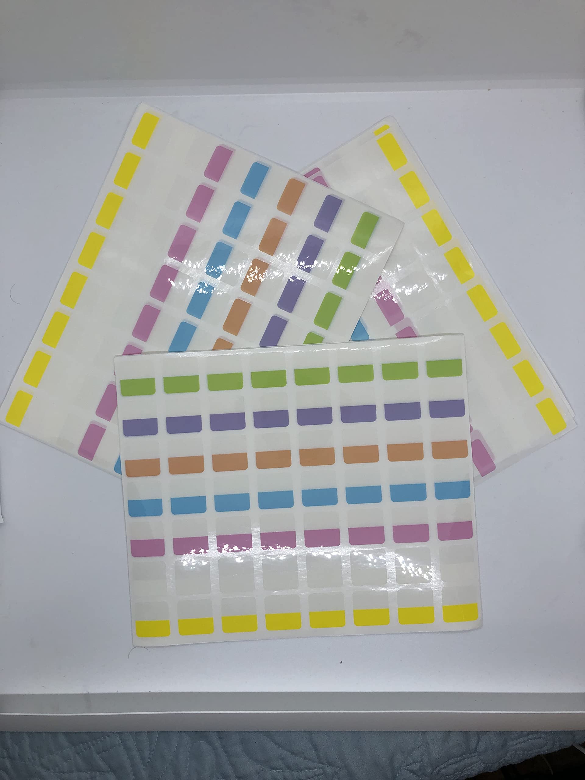 Strong Glossy UNTEARABLE&Unbreakable Colorful Plastic Index Tabs Post It (5)