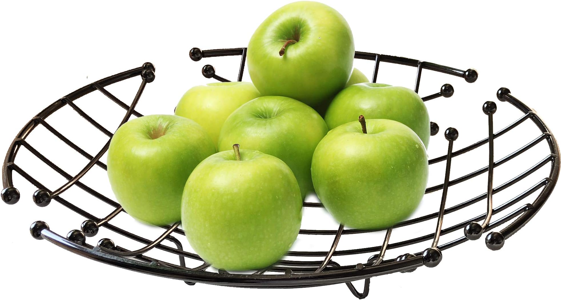 Fruit Bowl Elegant Black Fruit Basket