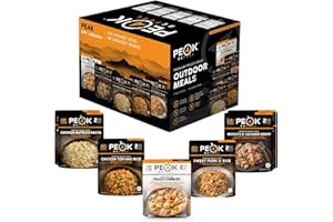 Peak Refuel Bulk Meal Packs | 100% Real Meat | Premium Freeze-Dried Meals for Backpacking, Camping & Survival | MRE Emergency Food (Outdoor Meal Box)