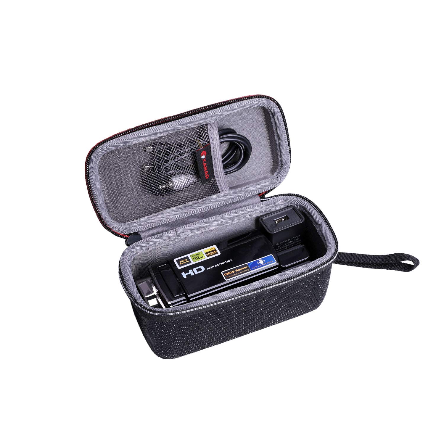 Photo 1 of XANAD Hard Case for Kicteck/Seree/Loentir/Vetek/Olesit/ORDRO/SMIRLY/Muitune Video Camera or Sony HDR CX675 Camcorder Digital Vlogging Camera Recorder - Travel Protective Bag