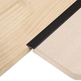 uxcell 3Pcs 4ftx0.79 T Molding Floor Transition Strips,Matte Black | Aluminium Alloy Vinyl Flooring Gap Trim for Joining Laminate Planks Tiles Floor Gaps