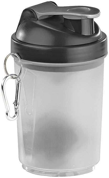 PEARL sports Schüttelbecher: Fitness-Drink-Shaker mit Mischball, 500 ml, BPA-frei (Fitness-Shaker-Flaschen)