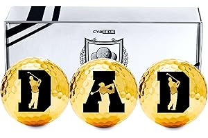 CybGene Dad Gifts Golf Balls Set of 3 for Golfer Dad, Husband, Golf Lovers from Daughter, Son, Wife, for Father's Day, Birthday, Retirement, Christmas