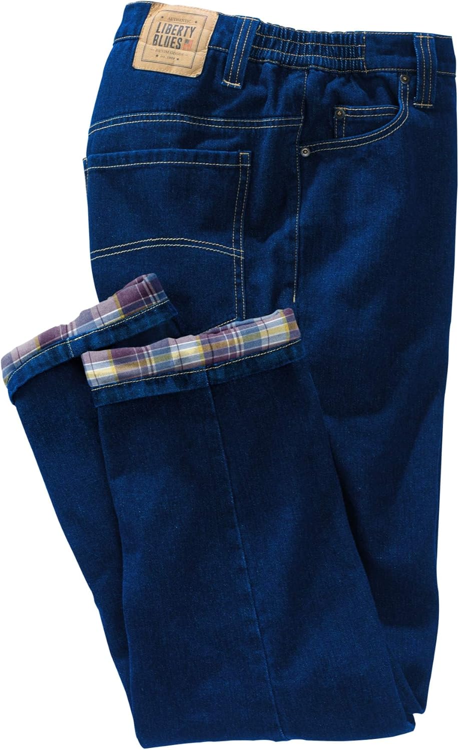 big and tall men's flannel lined jeans