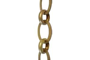 RCH Hardware CH-14-AB Brass Chandelier Chain, Antique Brass (1 Foot)