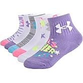 Under Armour girls Multi Pack Quarter Sock