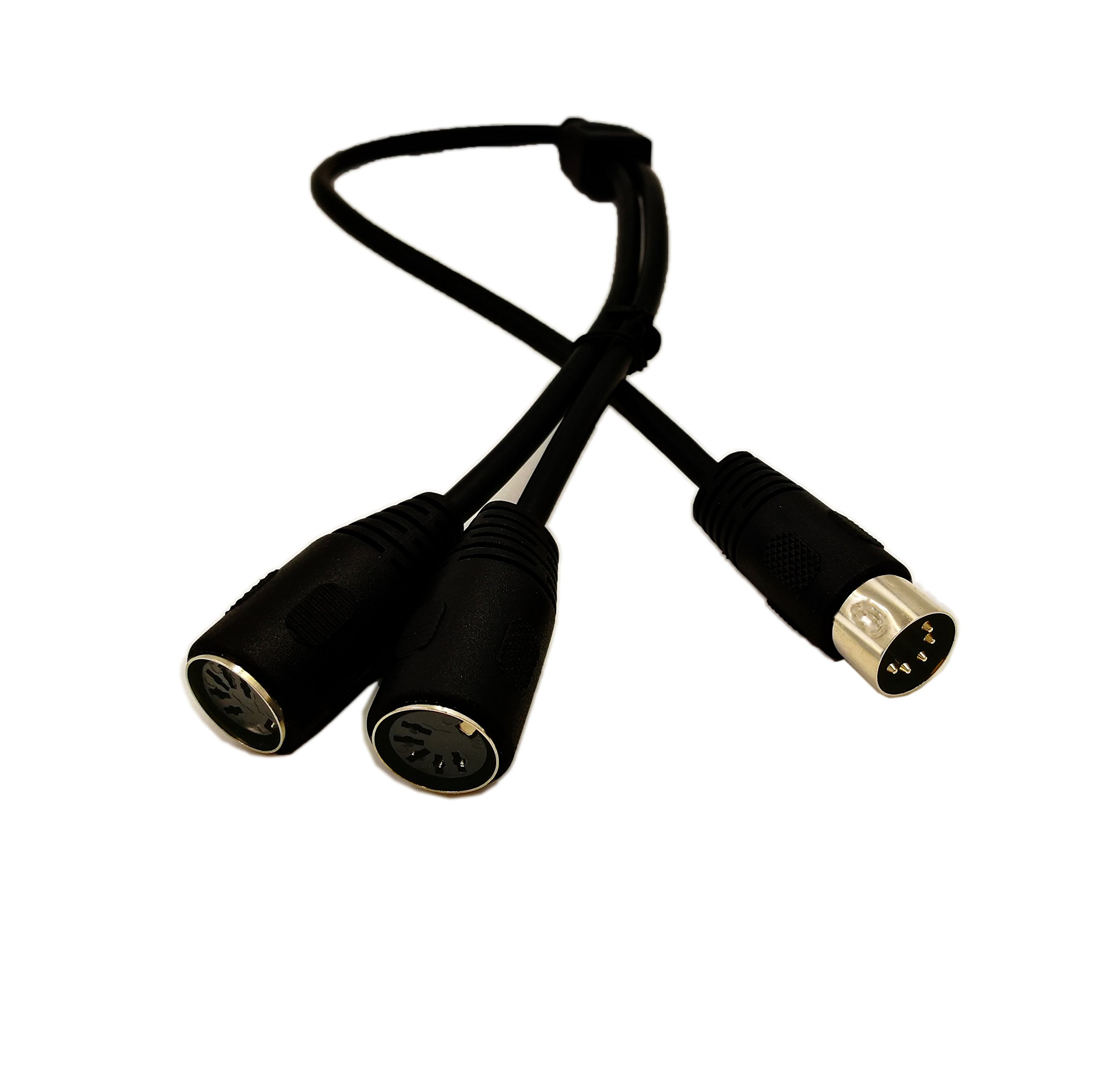 Galleon SinLoon MIDI DIN 5Pin Splitter Y Adapter Cable, MIDI 5 Pin