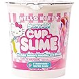 Hello Kitty SLIMYGLOOP Cup of Slime, 4.8 oz. Strawberry Pink Slime with Stretchy Noodles, Noodle Cup, Hello Kitty Charm, Sanrio Stuff, Slime for Kids, Kawaii Stuff, Slime Kit, Sanrio Slimes