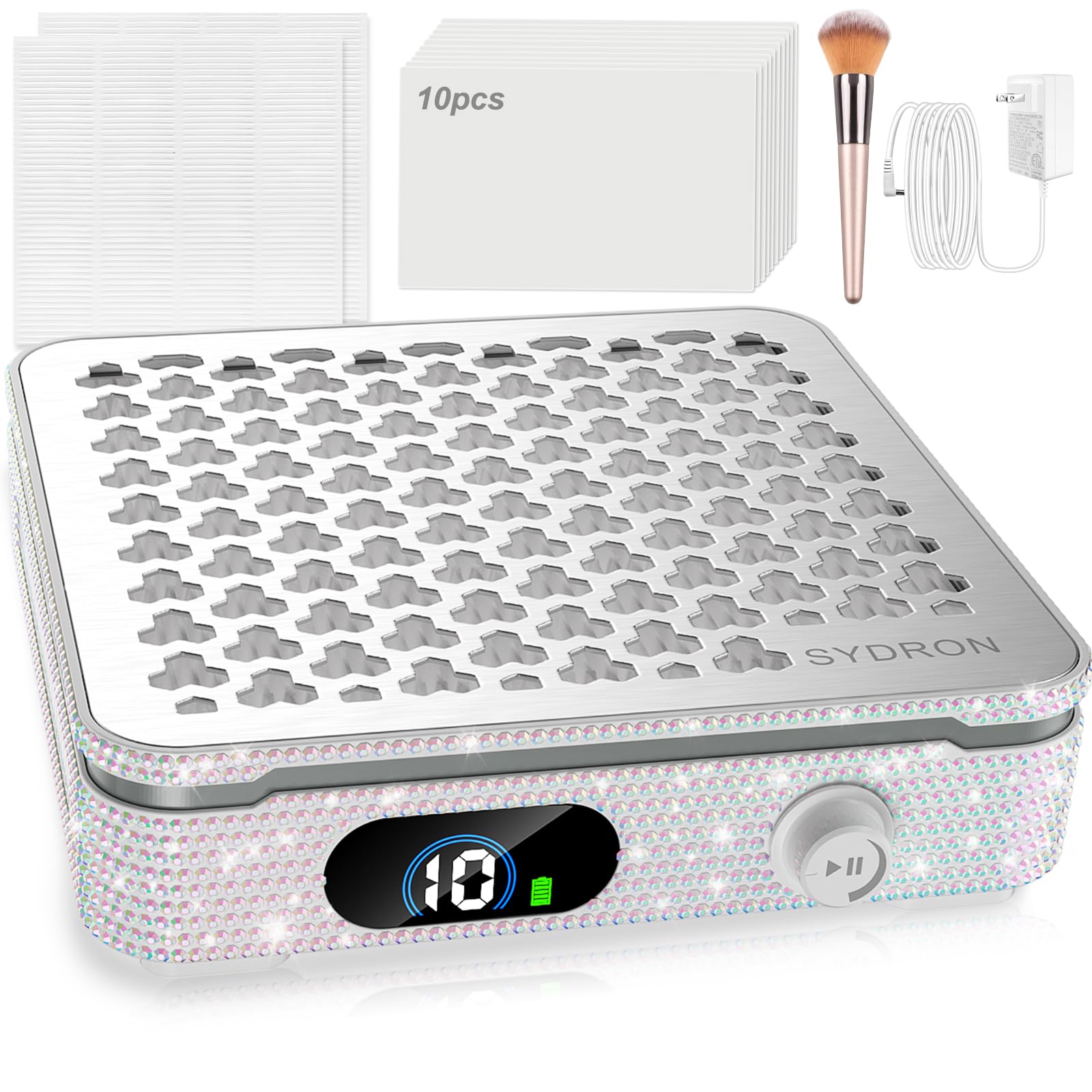 Photo 1 of * factory sealed *
Nail Dust Collector | 1000PA Nail Vacuum Dust Collector | 10 Speed Levels | Low Noise & Strong Suction | Reusable Filter, 10 Pads + Nail Dust Brush| for Acrylic Nails, Salon & Home -White Diamond