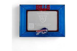 The Memory Company Officially Licensed Team Art Glass Frame, Buffalo Bills