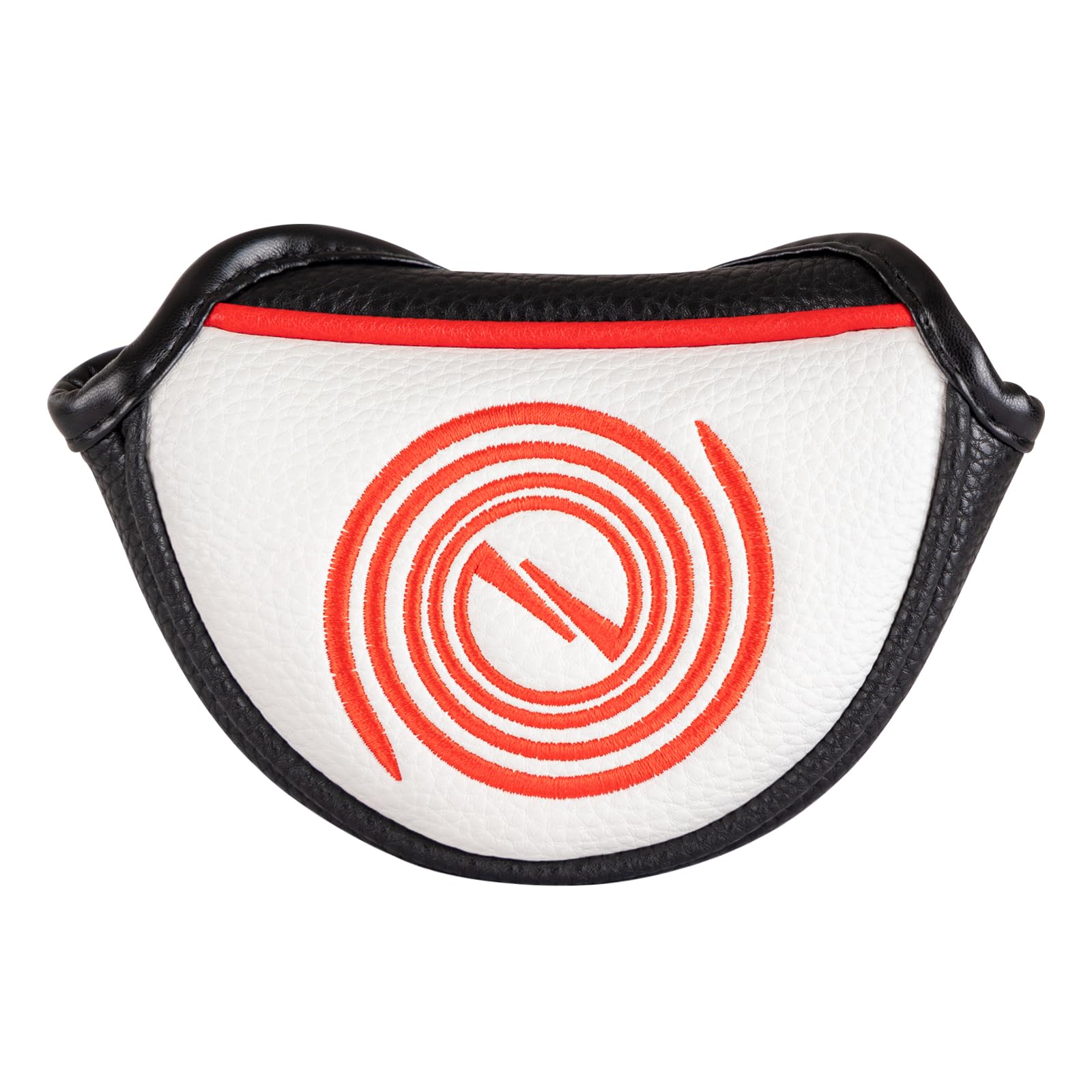 Photo 1 of Mid Mallet Putter Cover Small Golf Headcover Club Head Protector Magnetic Closure for Odyssey White Hot Pro